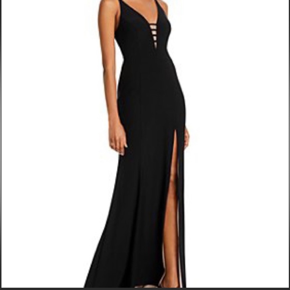 Aqua Cage Plunge gown - size 6, worn once